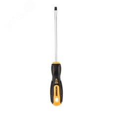 Отвертка шлицевая SL4х100 мм, двухкомпонентная рукоятка