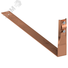 Держатель проводника круглого 6-10 мм черепичная кровля L 380 мм медь