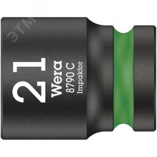 Головка торцевая ударная шестигранная 8790 C Impakto DR 1/2 21X38 мм