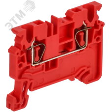 ARMAFIX Клемма пружинная CX2.5 проходн. красная IEK