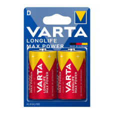 Батарейка/ Батарейка Varta LONGLIFE MAX POWER (MAX TECH) LR20 D BL2 Alkaline 1.5V (4720) (2/20/100) (2 шт.)