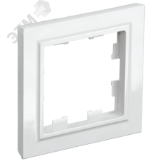 BRITE Рамка 1-местная РУ-1-БрБ белый