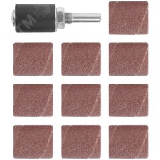 Бандаж наждачный и барабан наждачный набор 9+1шт