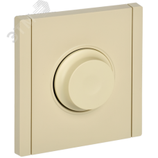 FORTE&PIANO Светорегулятор поворотно-нажимной 600Вт FP454 ваниль IEK