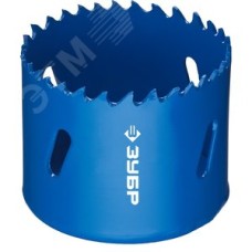 Коронка биметаллическая 54мм, быстрорежущая сталь