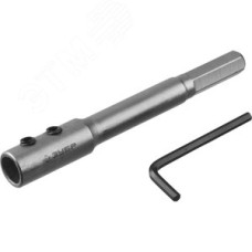 Удлинитель для сверл левиса, HEX 12.5 мм 140 мм