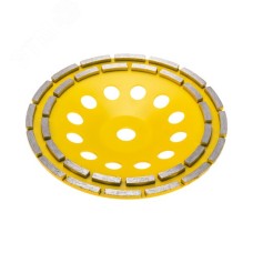 Чашка алмазная шлифовальная, двухрядная, 230х22,2мм