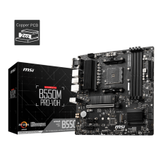 Материнская плата/ MB MSI AMD B550 sAM4, 4xDDR4(128GB), D-SUB/HDMI 2.1/DP, 1xPCIe 4.0x16, 2xPCIe 3.0, 1xLAN, 4xSATA 6Gb/s, 2xM.2, 4xUSB 3.2, 2xUSB 2.0, 1xPS/2, mATX