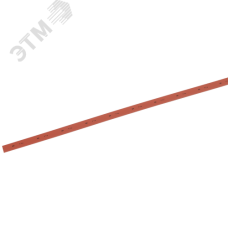 Трубка термоусаживаемая ТТУ 1/0.5 красная (1м)