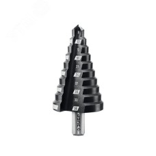Сверло ступенчатое, 9-36 мм, 15 ступеней