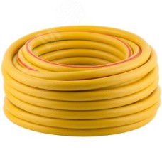 Шланг поливочный трехслойный армированный, желтый 3/4''x2.2 ммx25 м