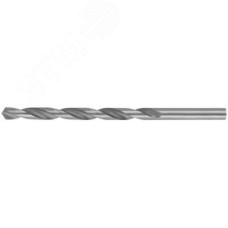 Сверло по металлу HSS в блистере, угол заточки 118град, 4,5X80 мм