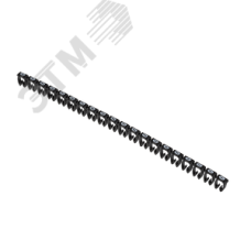 Маркер открытого типа KE 4-6мм2 символ '0' (500шт/упак) IEK