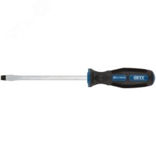 Отвертка ''Универсал'', CrV сталь, прорезиненная ручка, Профи 8х150 мм SL