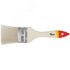 Кисть флейцевая ''Модерн'', иск. щетина, деревянная ручка 2'' (50 мм)