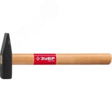 Молоток слесарный с деревянной рукояткой 400 г