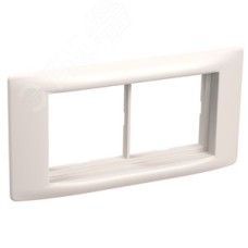 Рамка и суппорт для кабель-канала на 4 модуля 60ммПраймер