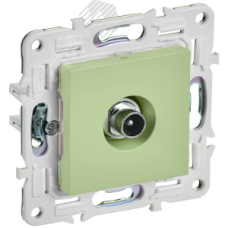 SKANDY Розетка TV проходная SK-A17G мятный IEK