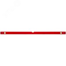 Уровень ''Стандарт'', 3 глазка, красный корпус, фрезерованная рабочая грань, шкала 1200 мм