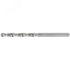 Сверло по металлу HSS шлифованное в блистере, угол заточки 135град, 4,2X75 мм