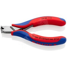 Кусачки торцевые ESD для электроники антистатические режущие кромки с маленькой фаской с пружиной резка - мягкая проволока 2мм средней твердости 1мм твердая 06мм L=115мм зеркальная полировка двукомпонентные рукоятки