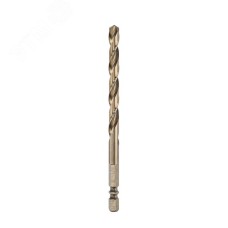 Сверло по металлу 6мм ''Кобальт IMPACT'' P6M5K8 DIN338, шестигранный хвостовик