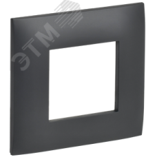 SKANDY Рамка 1-местная SK-F01T титан IEK