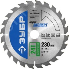 Диск пильный по дереву, 230x30мм 24Т, Быстрорез