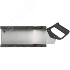 Стусло пластиковое черное с пилой 350 мм