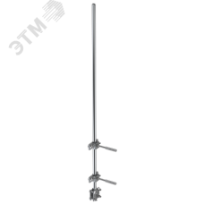 Молниеприемник с держателями L 1м алюминий