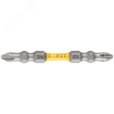 Биты кованые, сталь S2, двусторонние  65 мм PH2/РН2, Профи 10 шт., блистер