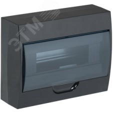 Корпус модульный пл. нав. ЩРН-П-12 черный IP41