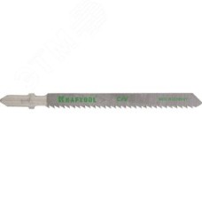 Полотна , T101BR, для эл/лобзика, Cr-V, по дереву, фанере, ламинату, обратный рез, EU-хвост., шаг 2,5мм, 75мм, 5шт