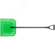 Лопата для уборки снега Профи поликарбонатная, алюминиевый черенок, средняя 460х400х1380 мм