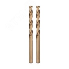 Сверло по металлу 3.5х70х39 мм (сталь HSS-Co 5% M35 P6M5K5) (упак - 2 шт.) DIN 338