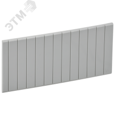 Заглушка 6 модулей серая IEK