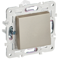SKANDY Выключатель 1-клавишный проходной 10А SK-V02Sh шампань IEK