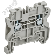 ARMAFIX Колодка клеммная CY2.5 винтовая 2,5мм2 проходная серая Ex IEK