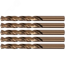 Сверла по металлу HSS с добавкой кобальта 5% Профи 12.0 мм (5 шт)