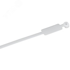 Хомут P6.6 маркерный белый 4.8х300мм 100шт/упак IEK