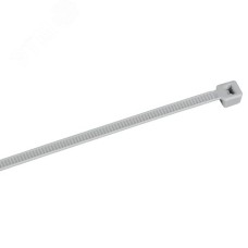 Хомут P6.6 стандартный серый 3.6х250мм 100шт/упак IEK