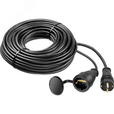 Удлинитель-шнур силовой RC-315, КГ, 3 x 1.5 мм2, 30 м, 3700 Вт, IP44