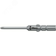Бита 851/21 J PH сверхтвердая под азиатские винты хвостовик 4 мм HIOS PH 0X40 мм
