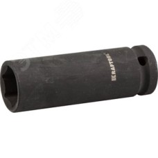 Головка торцевая ''INDUSTRIE QUALITAT'' ударная, удлиненная (1/2''), FLANK, Cr-Mo, фосфатированная, 17 мм