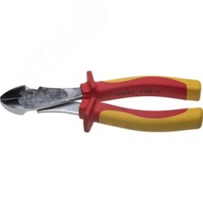 Бокорезы ''ПРОФИЭЛЕКТРИК'', диэлектрические, усиленные, двухкомпонентная маслобензостойкая рукоятка, до ~1000В, 170мм, Профессионал