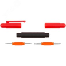 Отвертка для точных работ ''мини'' 4-в-1 переставная