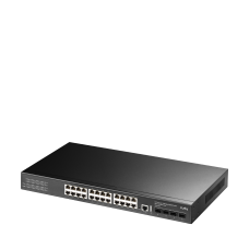 Коммутатор/ 24-Port Layer 3 Managed Gigabit Switch with 4 10G SFP Slots