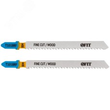 Полотна по дереву, Bimetal, шлифованные под свободным углом, реверс. зубья, 100/74/2,5 мм (T101BRF), 2 шт.