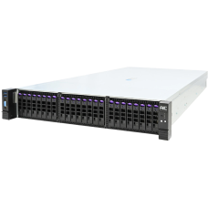 Серверная платформа/ 2U 8x 2.5" NVMe + 16x 2.5" SAS/SATA hot-swap (3x PCIe Gen5 Tri-mode 8-port backplane), 2x 2.5" SATA hot-swap (rear), 4x 8038 FAN, Acbel 1600W redundant power supply Titanium (C14 inlet), Vega motherboard, DDR5 RDIMM x16