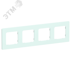 FLITE CLASSIC Рамка 4-местная РУ-4-К-ФлХЛ холодный лед IEK